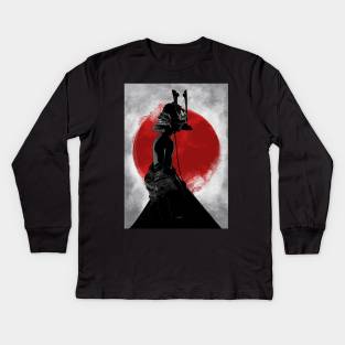 Samurai Girl II Kids Long Sleeve T-Shirt